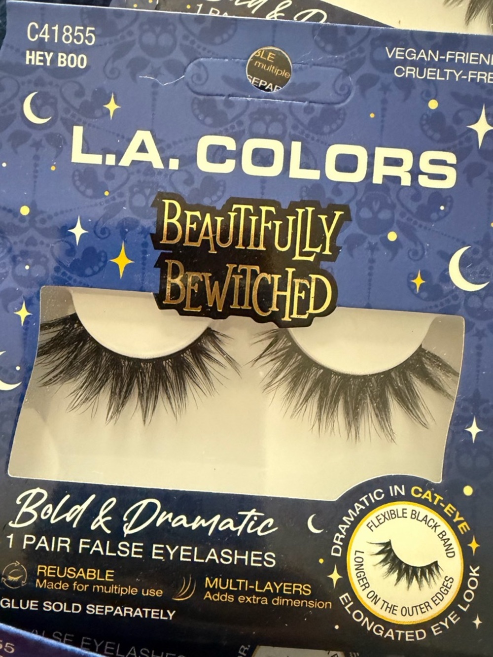 L.A. Colors Beautifully Bewitched false eyelashes style "Hey Boo" (C41855)